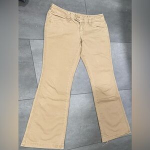 FINAL PRICE💚 Y2K Aeropostale Flare Khakis size 1/2 Long